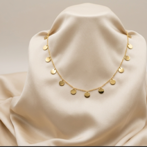 Collar destellos dorados