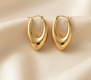 Hoops doradas grandes