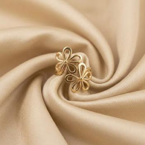 Anillo Blossom dorado